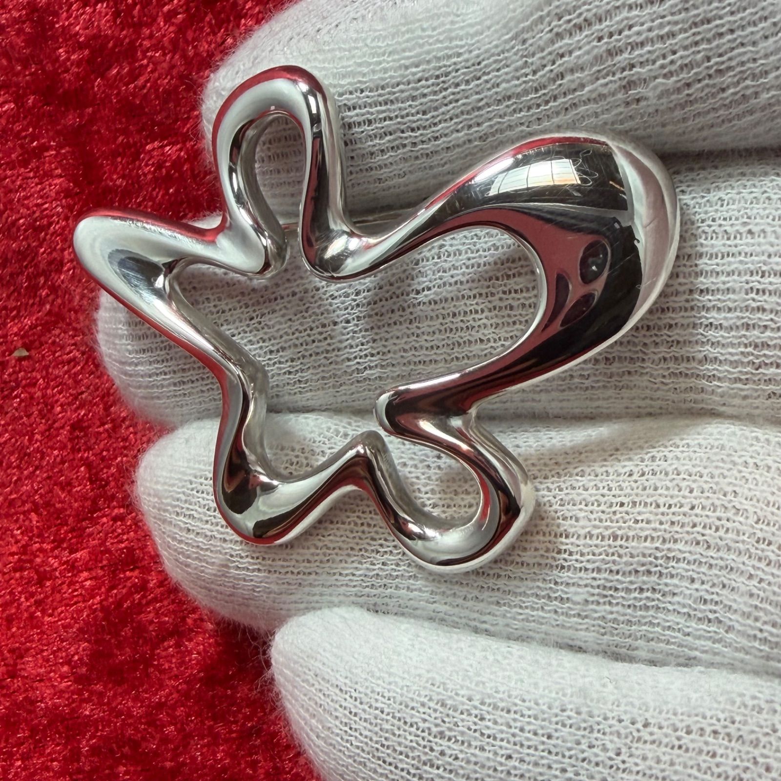 美品 ブローチ スプラッシュ ♯321 ジョージジェンセン/GEORG JENSEN