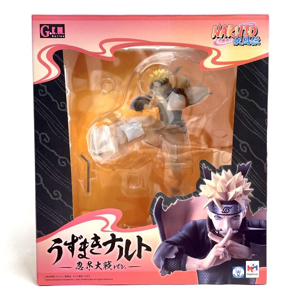 中古】開封・箱ｲﾀﾐ)G.E.M.シリーズ うずまきナルト 忍界大戦Ver.[79