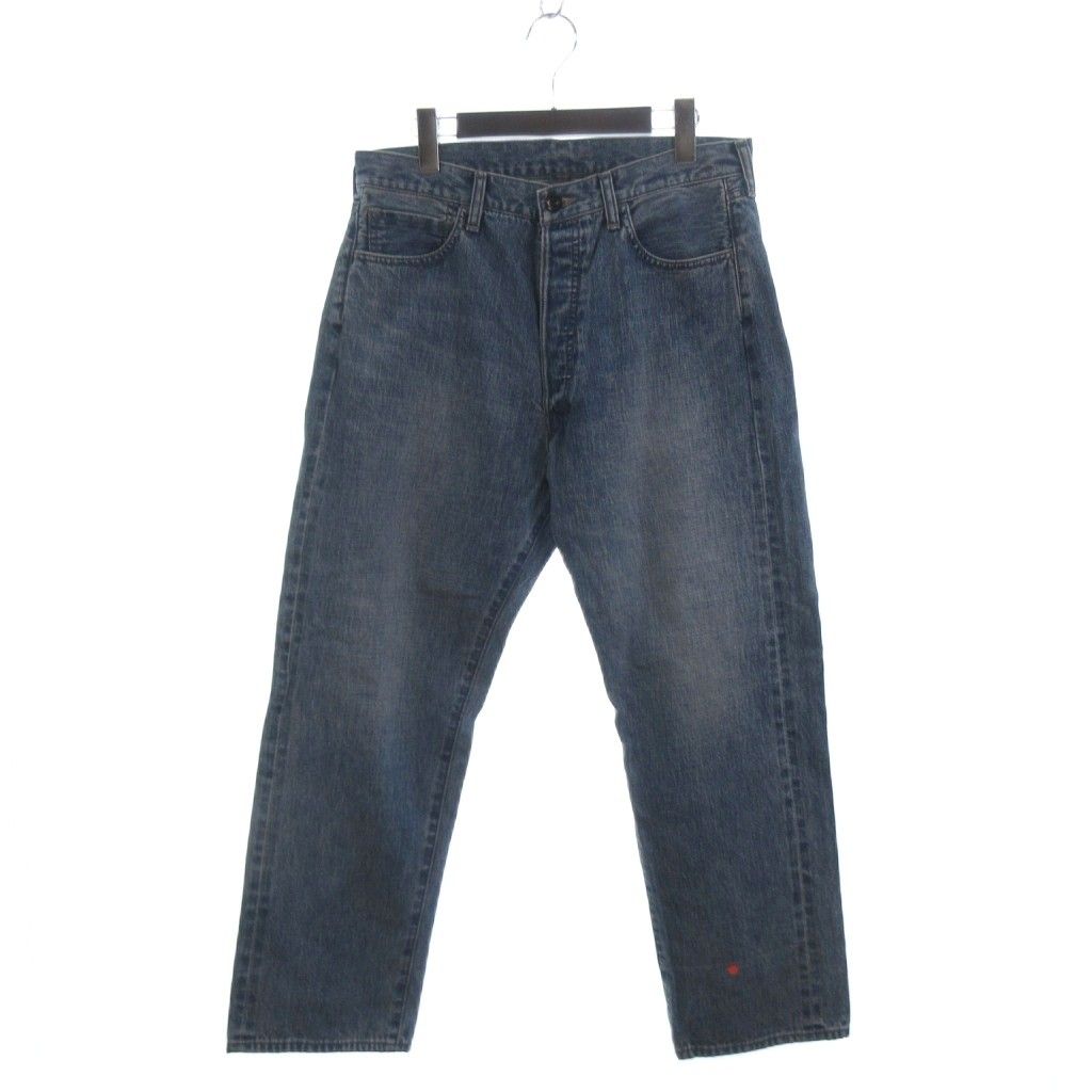 ウティ OUTIL デニムパンツ ジーンズ コットン 無地 青 ブルー 2