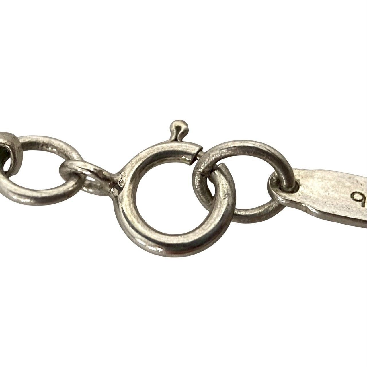 Y【TIFFANY&Co.】ナローバー 1837 2001 スネークチェーン ネックレス