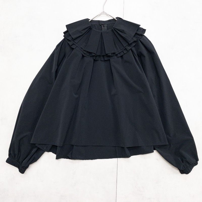 cygne シーニュ プリーツカラーブラウス lea レア トップス ボリューム