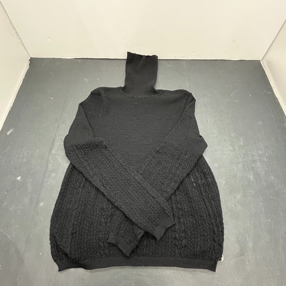 06w19365 シャネル CHANEL タートルネックセーター ブラック