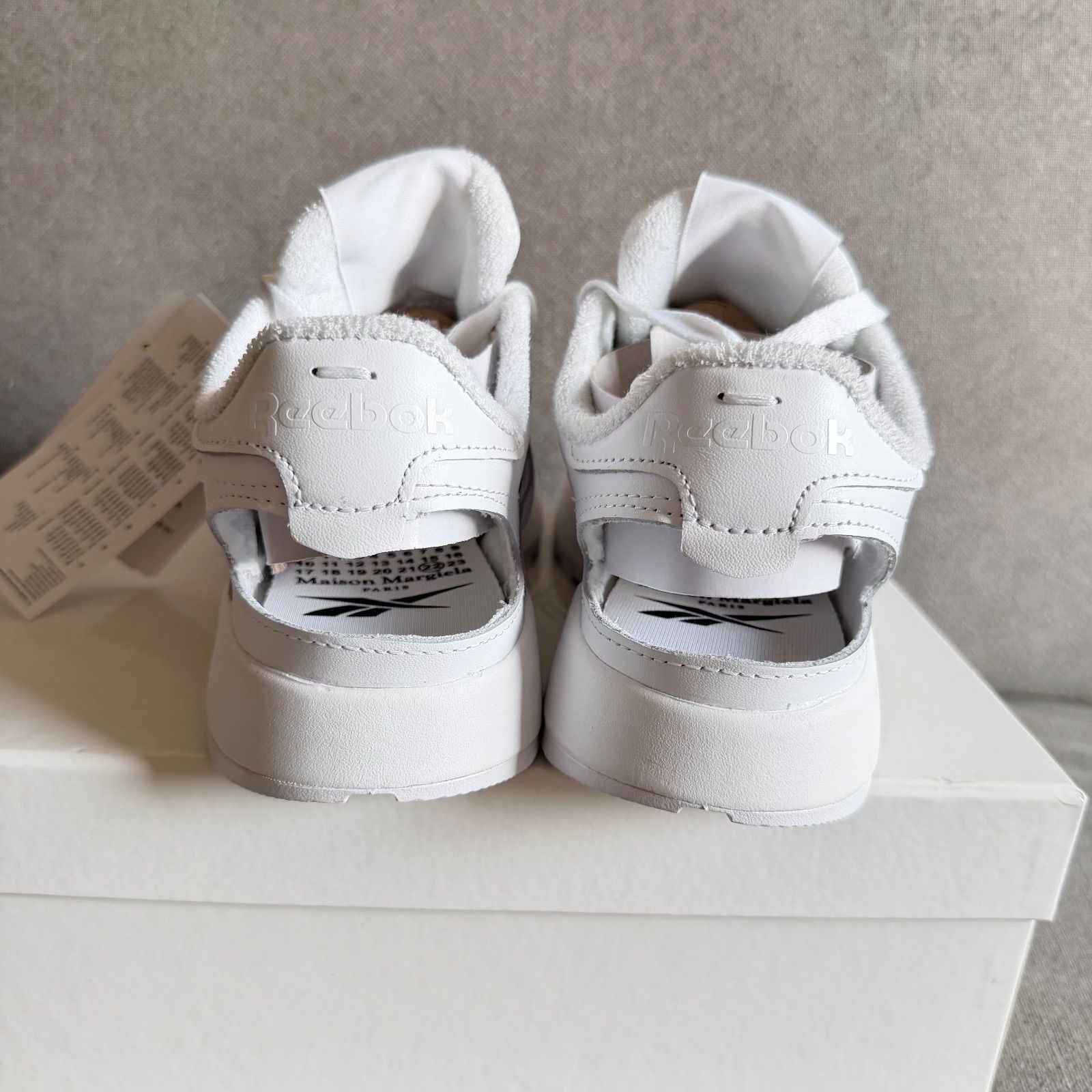 新品未使用】マルジェラ×リーボック ホワイト クラシックレザー24cm