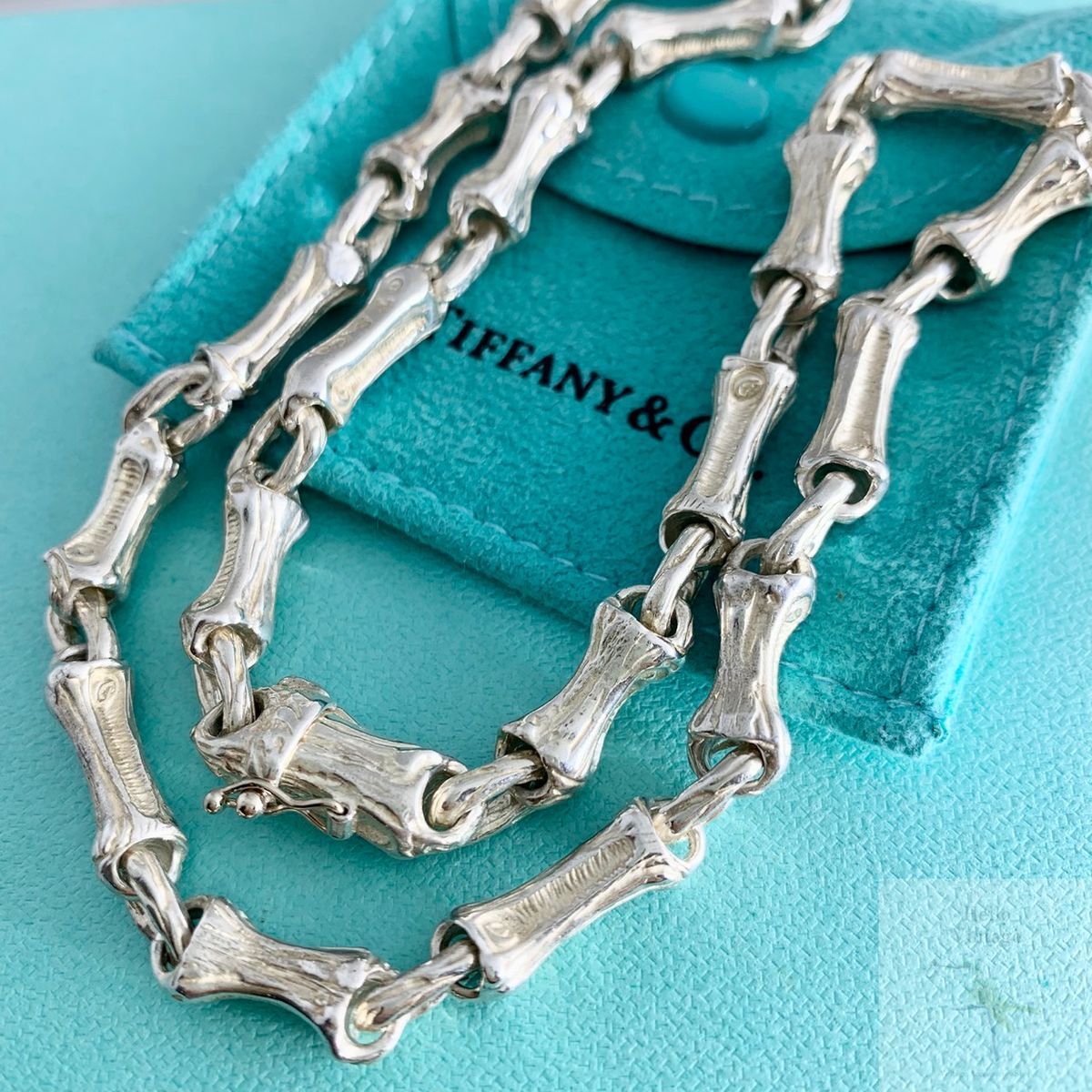 ティファニー バンブー ネックレス ヴィンテージ 925 美品 ZD3e - メルカリ