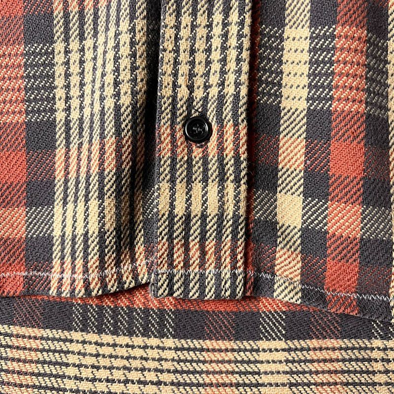 70s USA製 FROSTPROOF チェック ヘビー フランネル シャツ S / 70年代