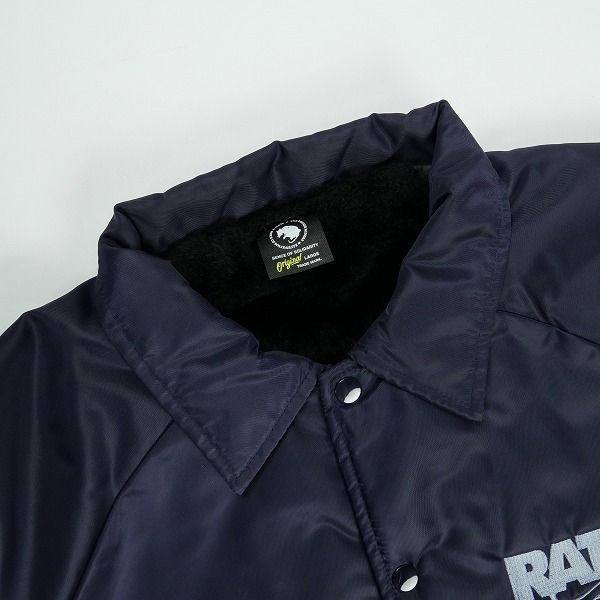 Size【L】 RATS ラッツ BOA COACH JACKET NAVY コーチジャケット 紺