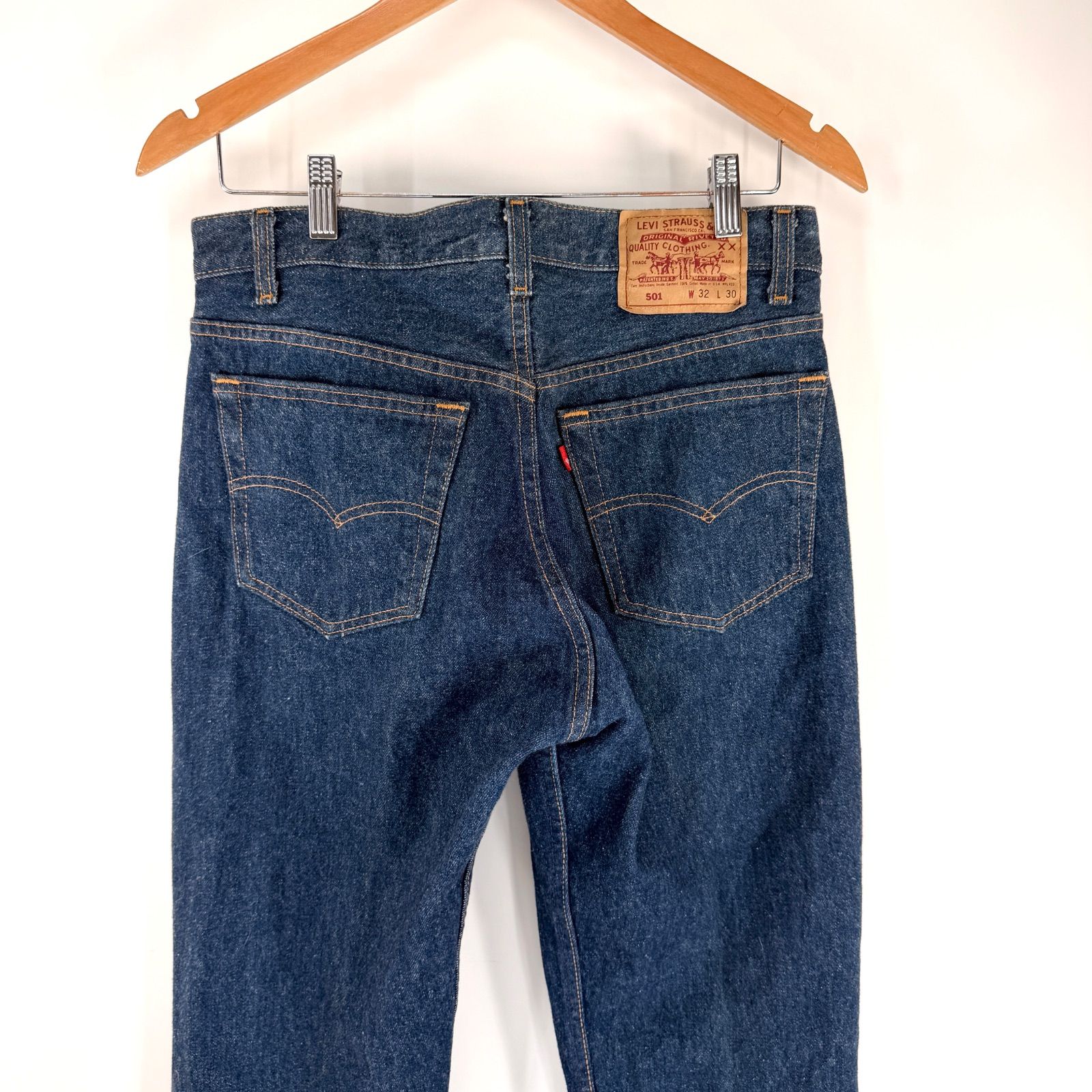 90s USA製 Levi's 501 ボタン裏刻印501 ブランクタブ W32 L30