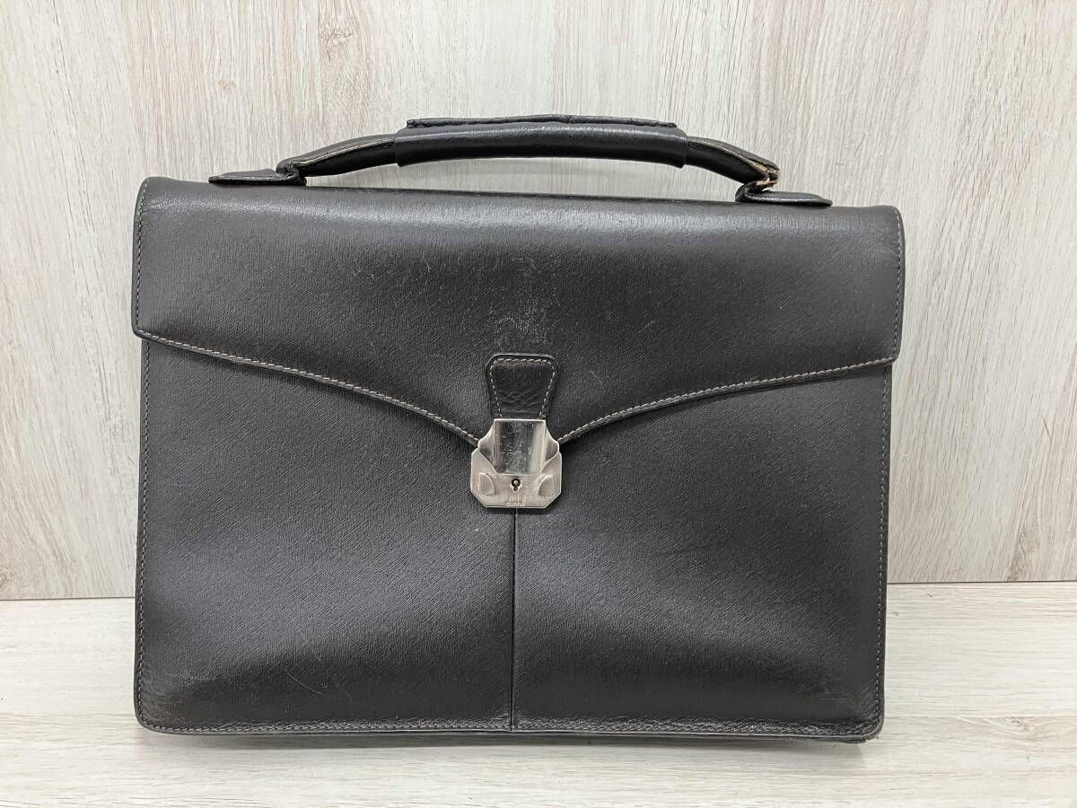 ジャンク ダンヒル Dunhill S0402／ハンドバッグ ビジネスバッグ 黒