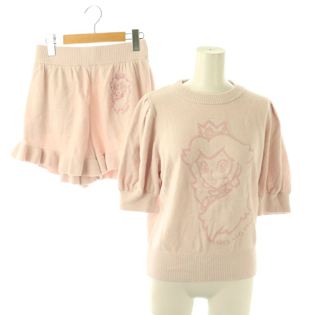 ジェラートピケ gelato pique × スーパーマリオ 24SS ピーチ姫