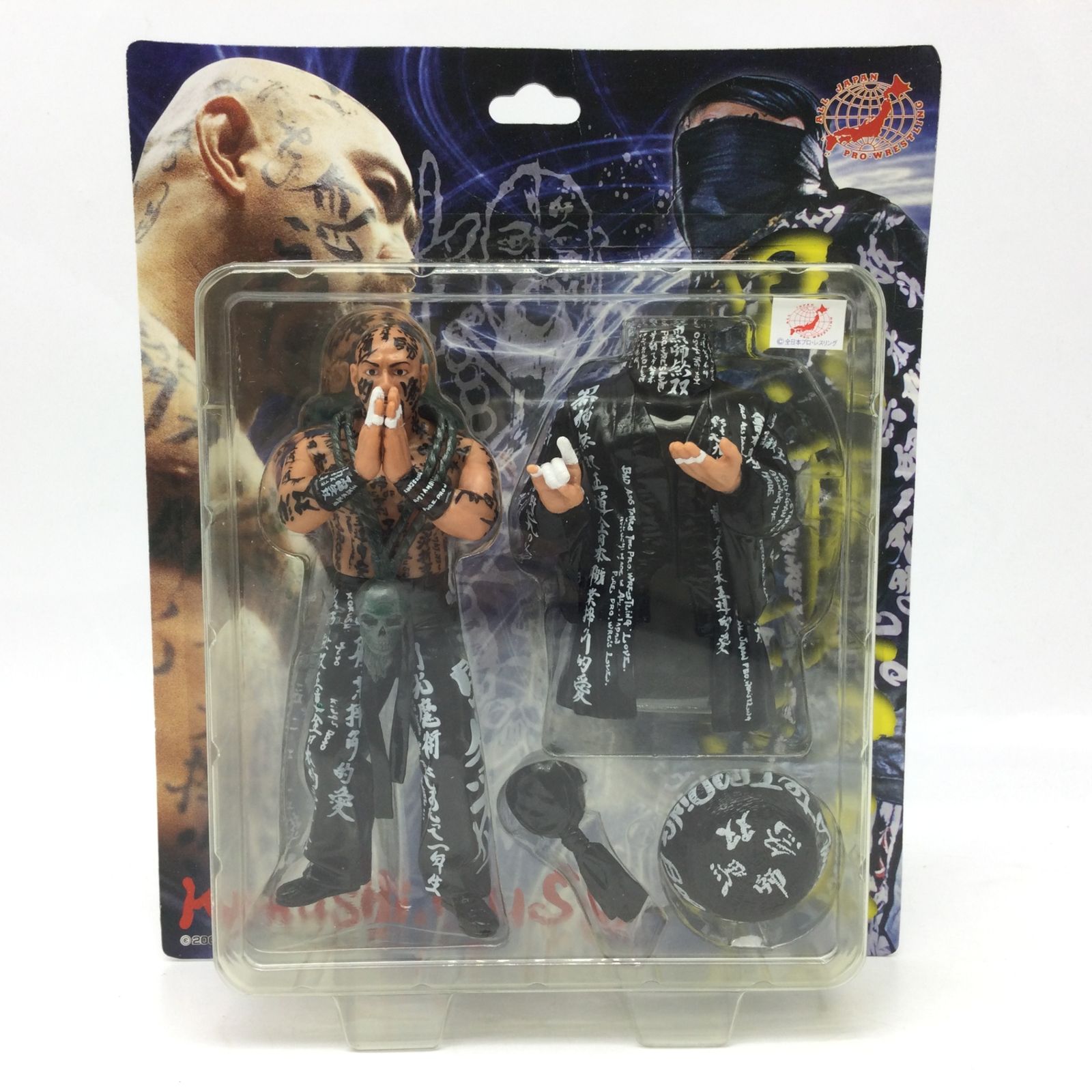 3005 【未開封】黒師無双 武藤敬司 フィギュア キャラプロ CHARACTER