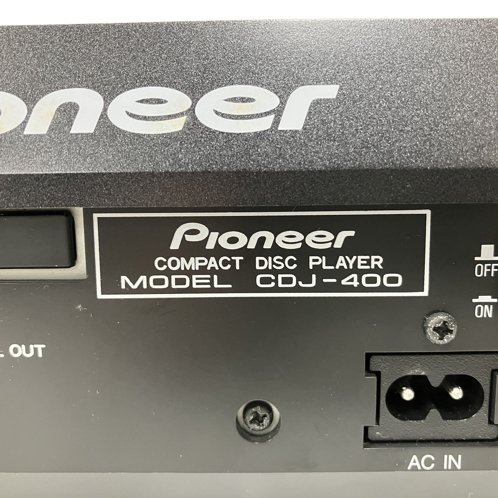 Pioneer CDJ-400 2台セット パイオニア DJ用CDプレーヤー USB対応 音響