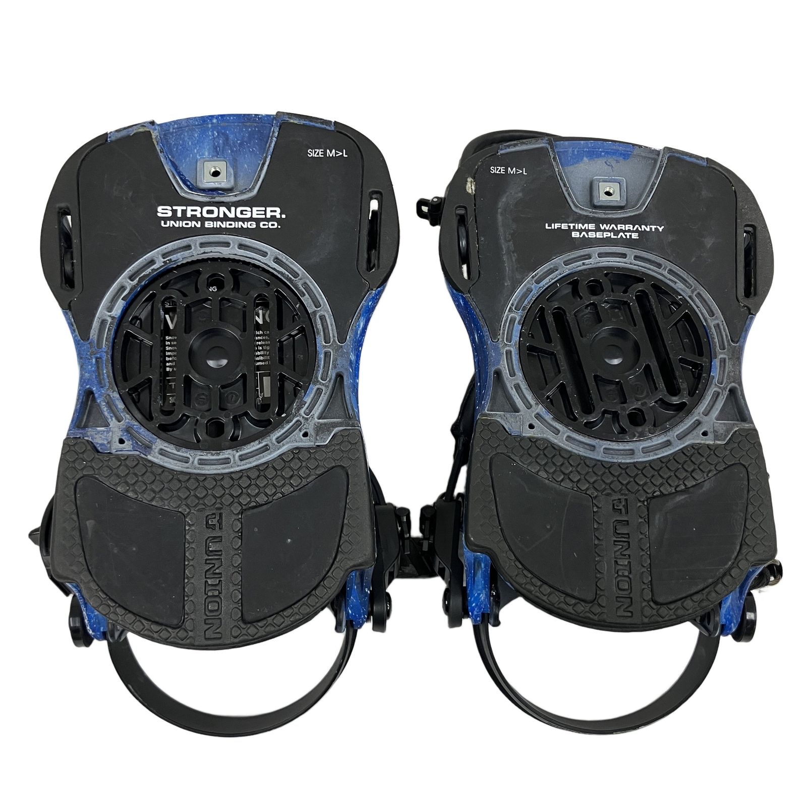 UNION FORCE スノーボード ビンディング M/L サイズ ブルー ユニオン