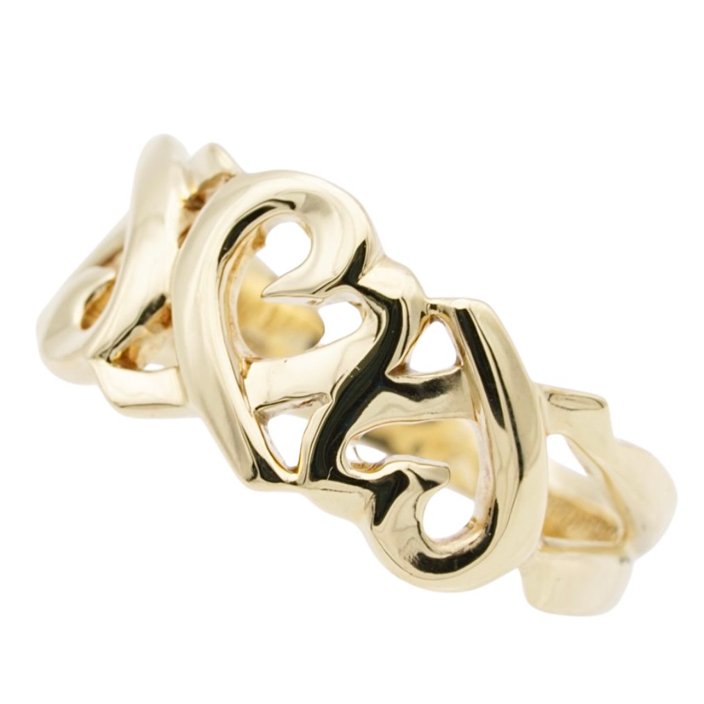 Tiffany & Co. ティファニートリプルラビングハートリング 11号 指輪