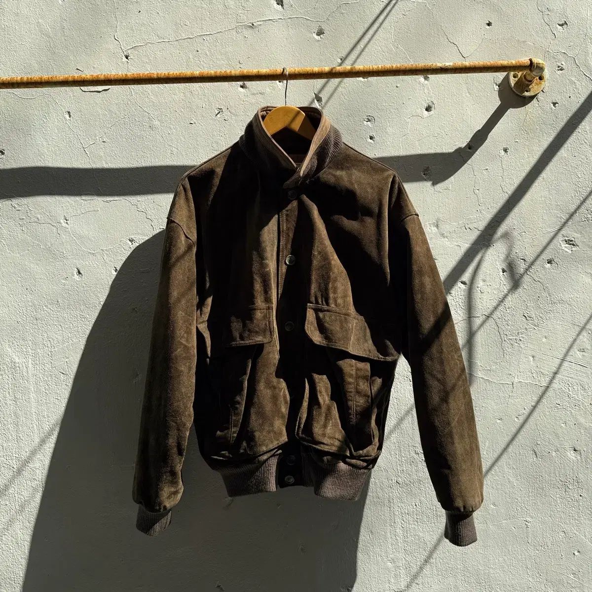 90s ヌバックレザージャケット - メルカリ