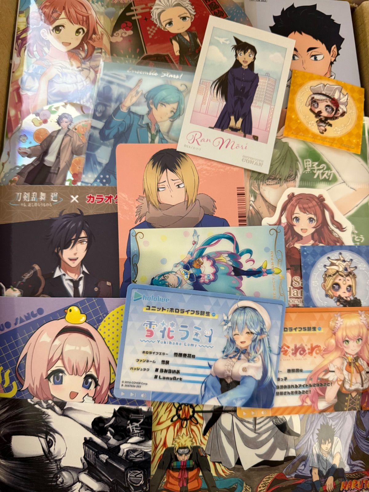 紙類 アニメ ゲーム まとめ売り 大量 コースター ポストカード カード