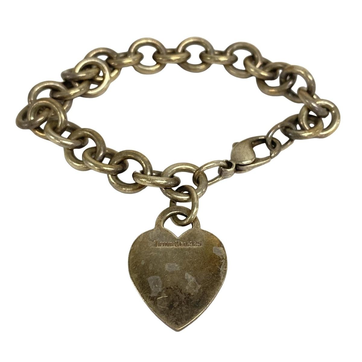 TIFFANY&Co.(ティファニー) ブレスレット ハートタグ シルバー - メルカリ