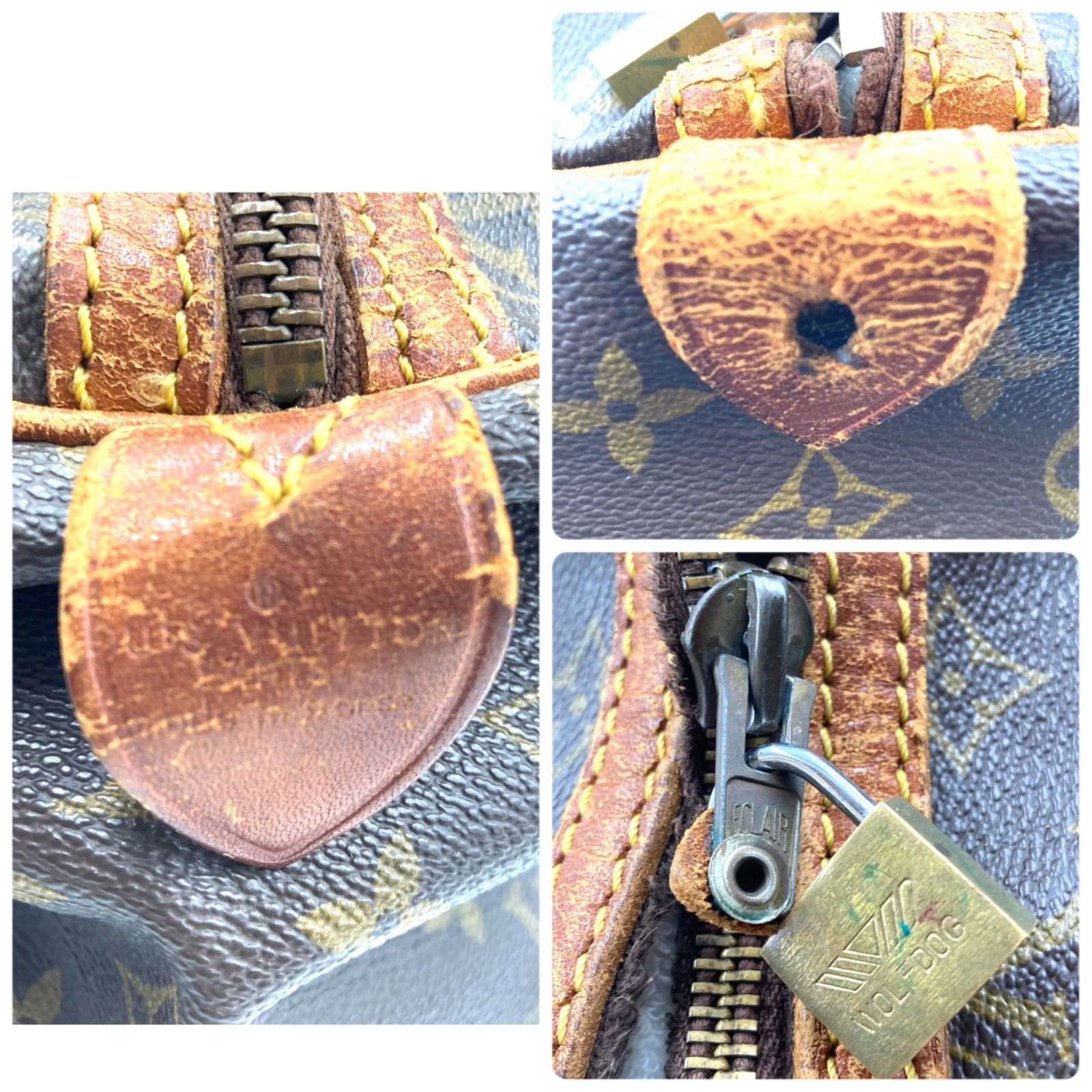 LOUIS VUITTON ルイヴィトン モノグラム サックスープル45 ボストン