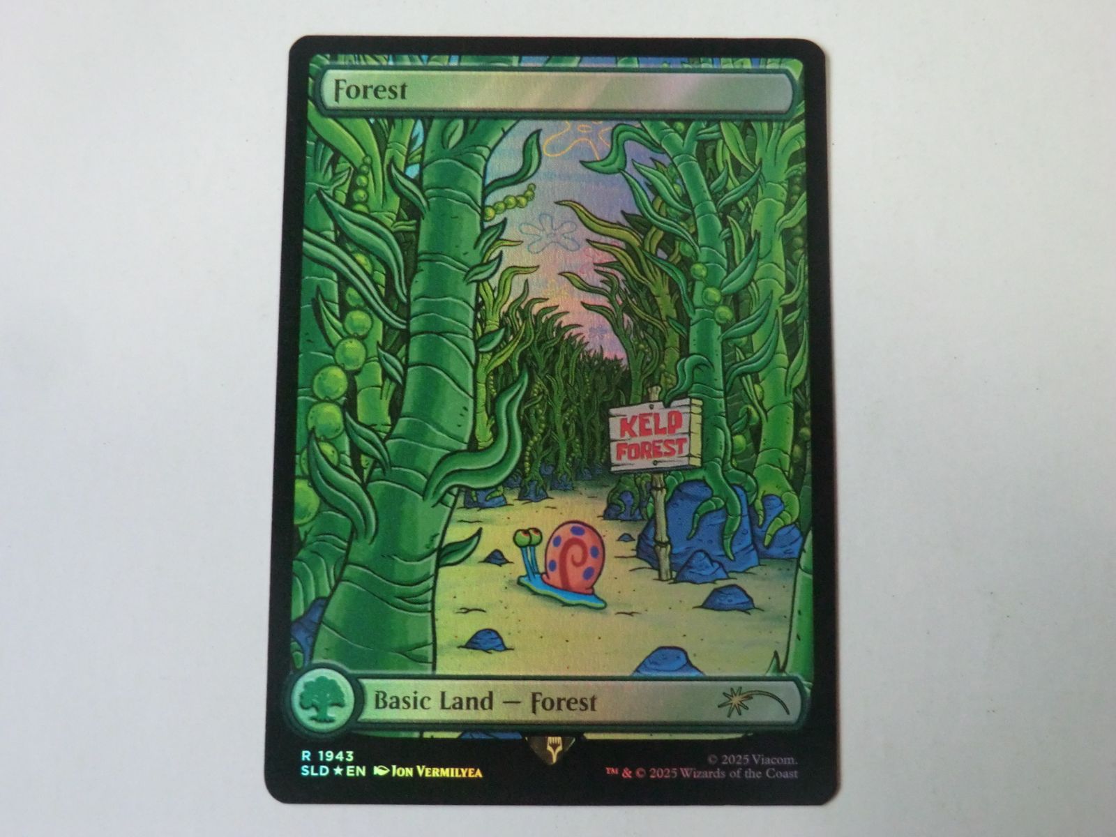 MTG 森（フルアートFOIL） Secret Lair x SpongeBob 英語 1枚 - メルカリ