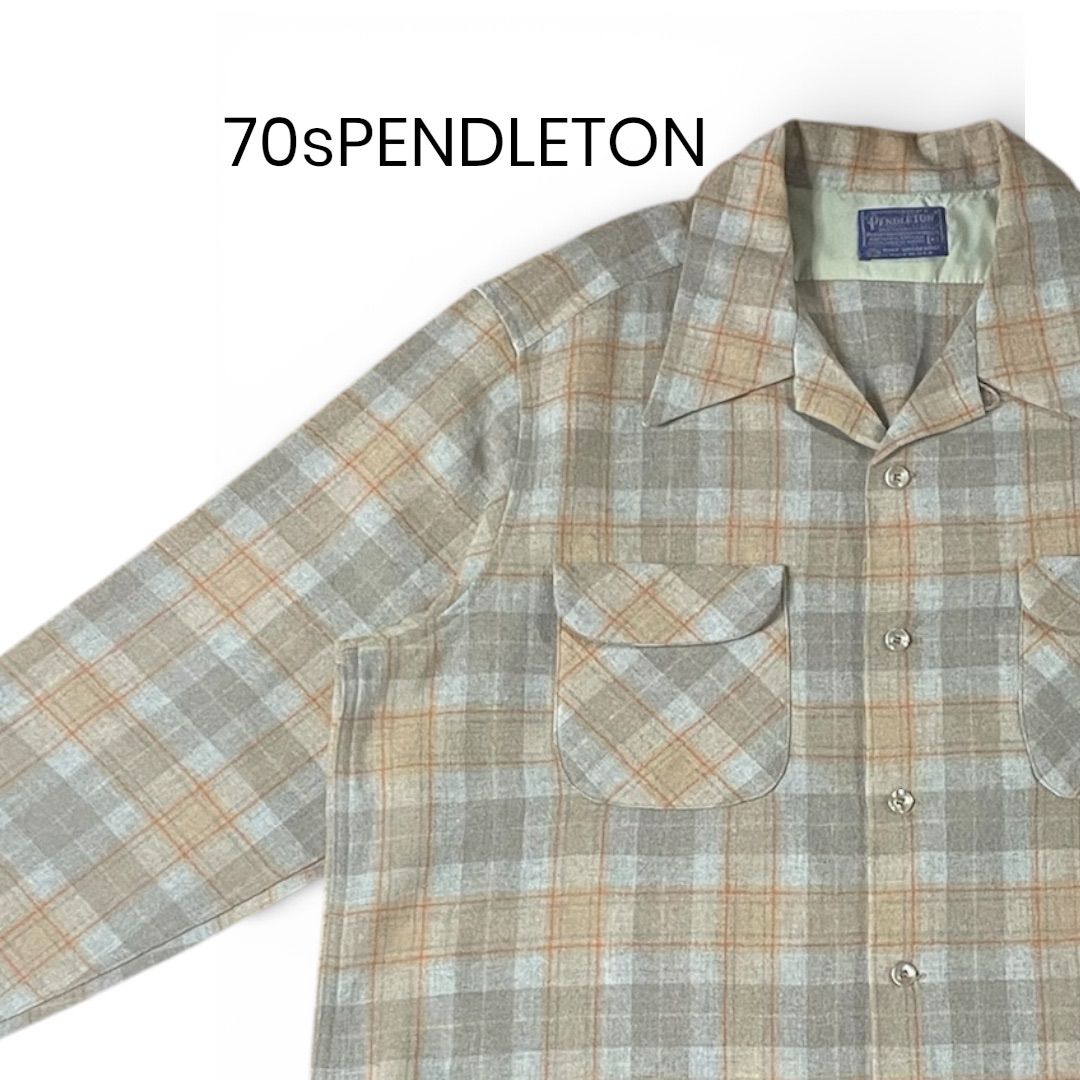 70s PENDLETON BOARD SHIRT ペンドルトン ビンテージ ボード シャツ