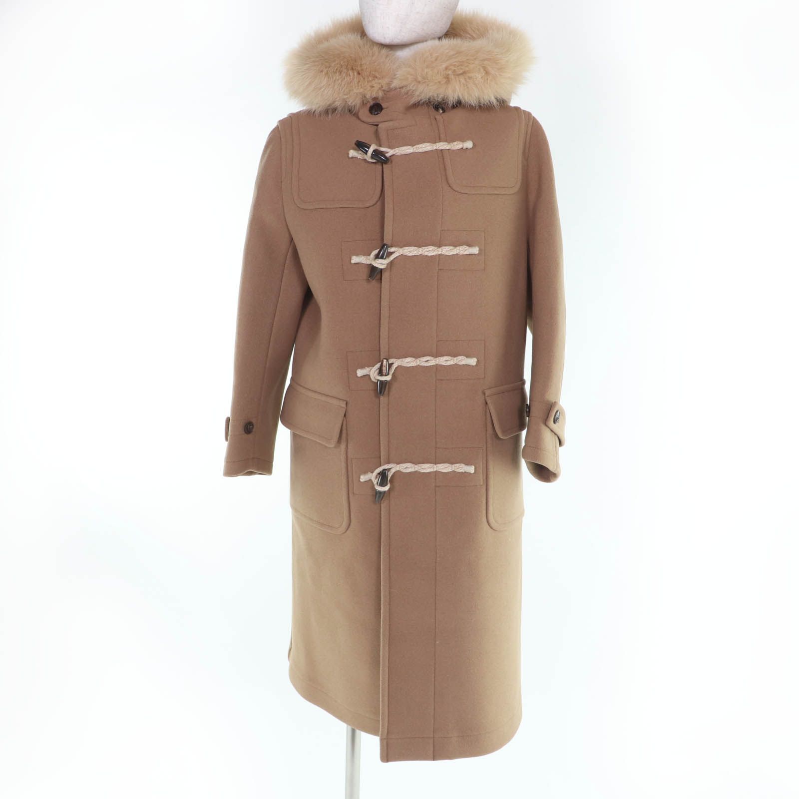 極美品☆DRAWER ドゥロワー 6525-299-0669 ウール100％ フォックス