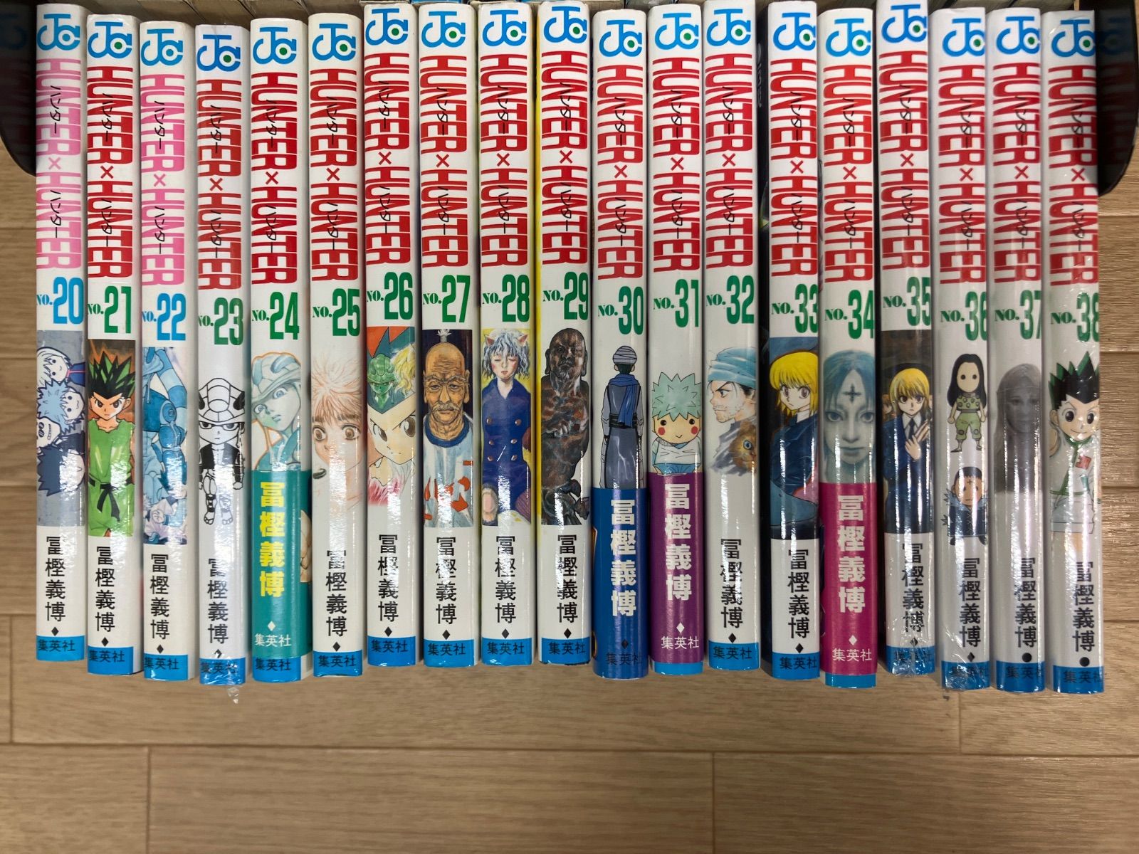 ☆①【未開封6冊】ハンターハンター HUNTER×HUNTER 1~38巻 全巻セット