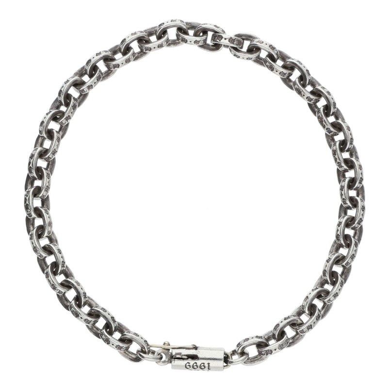 クロムハーツ PAPER CHAIN/ペーパーチェーン シルバーブレスレット