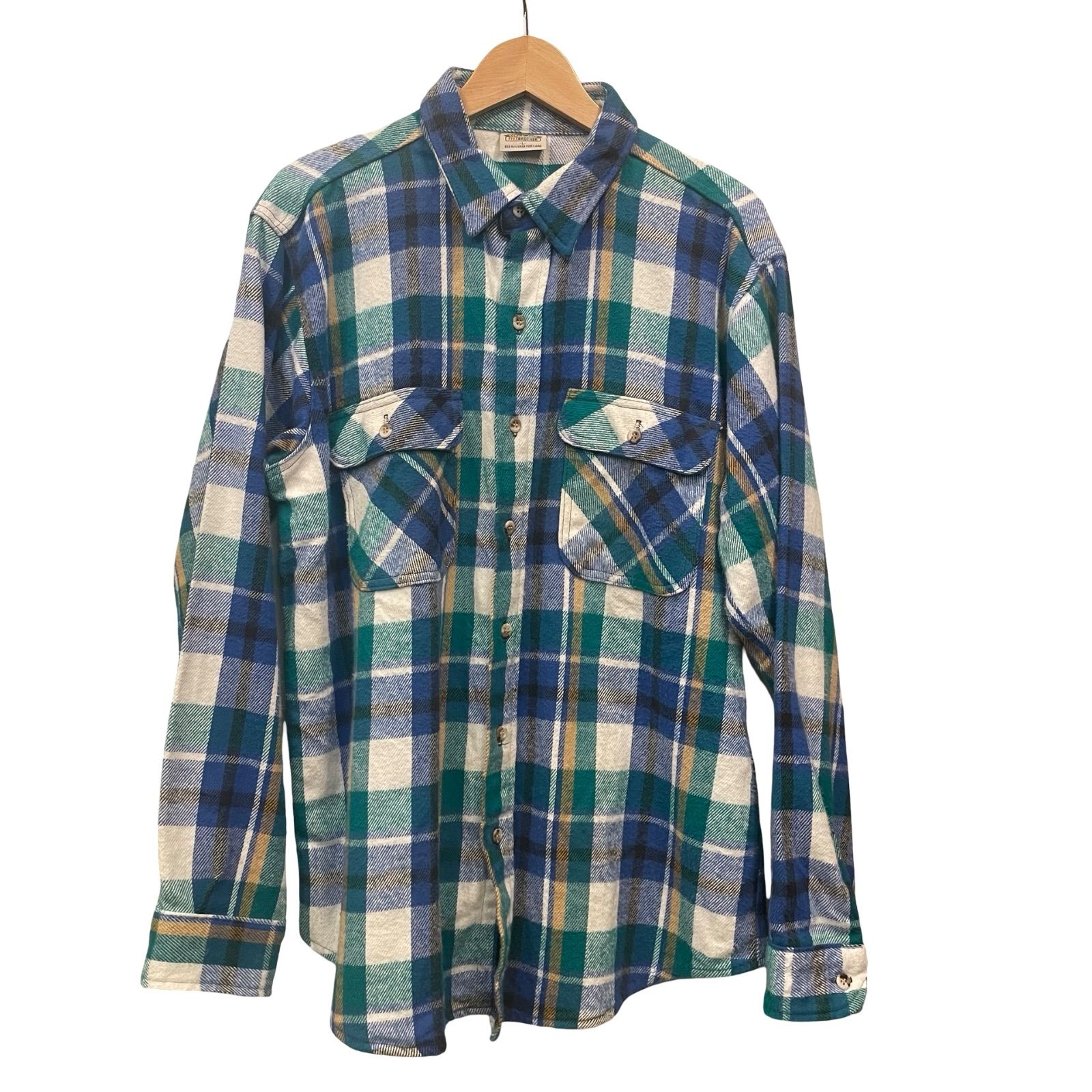 90's FIVE BROTHER ネルシャツ Lサイズ USA製 - メルカリ