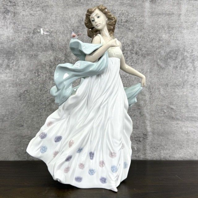 リヤドロ フィギュリン 【中古】LLADRO 夏のセレナーデ 約23×14×32cm