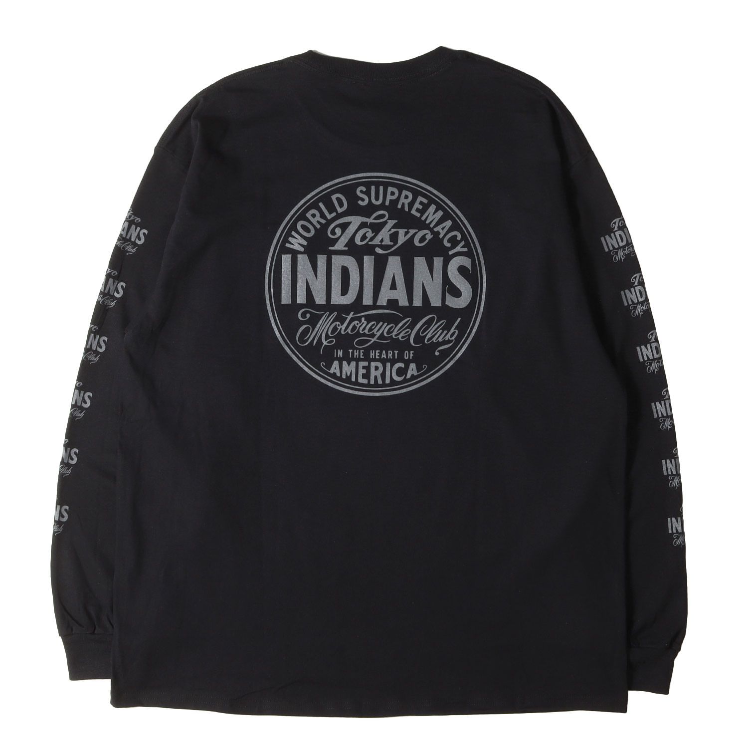 新品同様】Timc Inc. 東京インディアンズ モーターサイクル Tシャツ