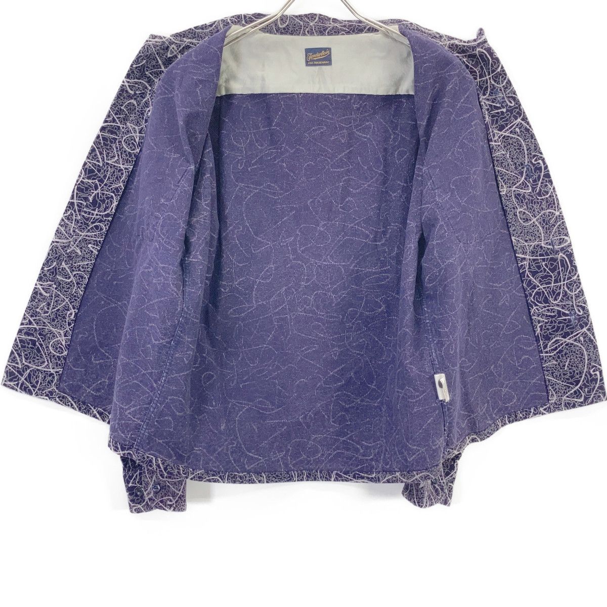 TENDERLOIN テンダーロイン ﾊﾟｰﾌﾟﾙ 総柄 ｺｰﾃﾞｭﾛｲ 長袖ｼｬﾂ XS - メルカリ