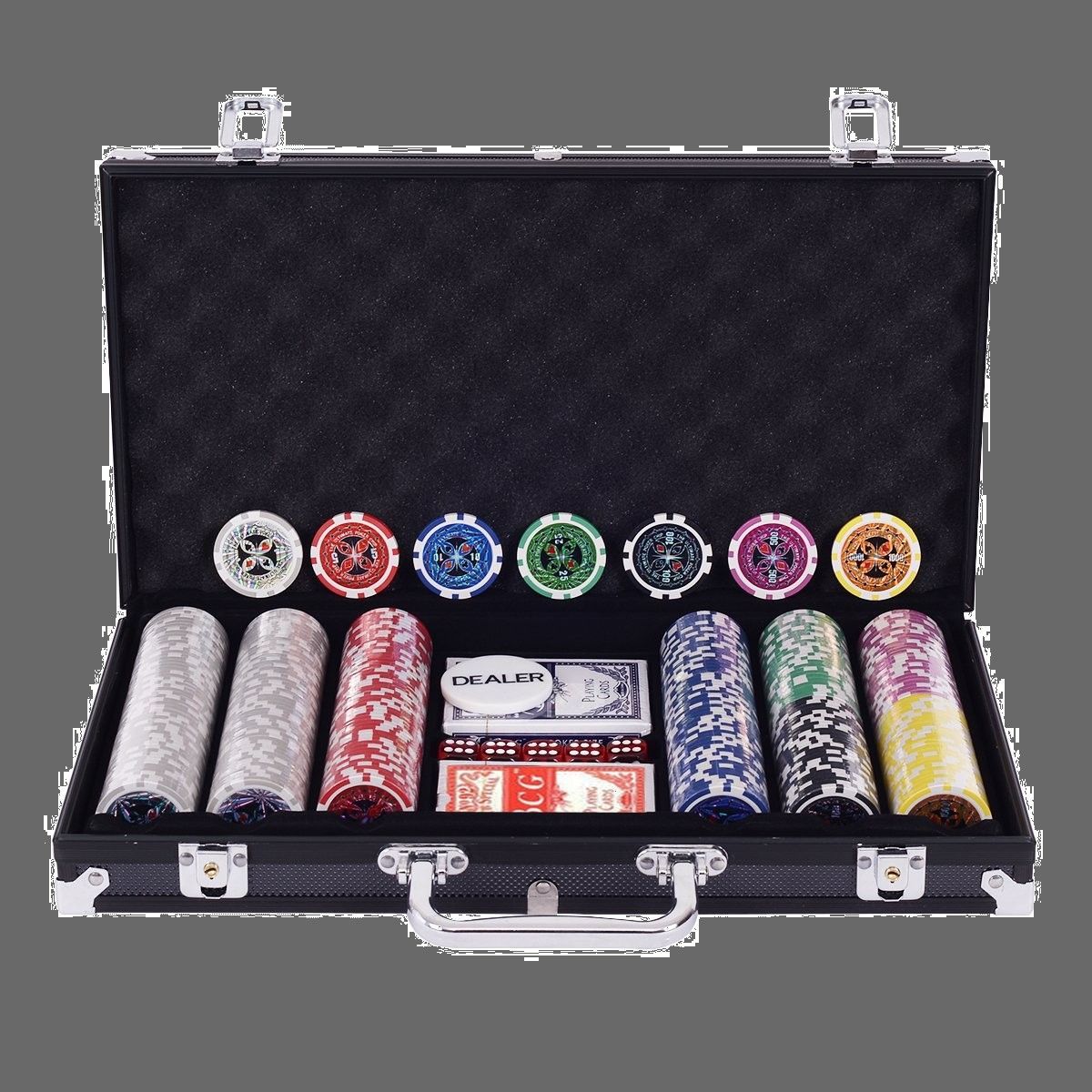 BestBuy ポーカーチップ ポーカーセット チップセット 300枚 数字入り