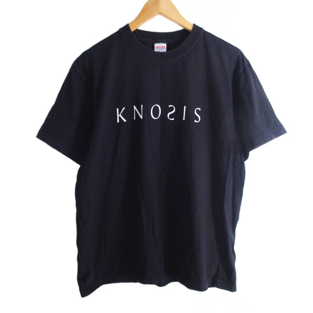 ノーシス KNOSIS バンドTシャツ メタル ロゴ スネーク プリント 半袖