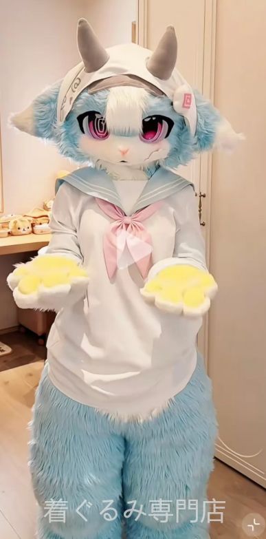 羊 マスク 着ぐるみ ヘッド 全頭 ヘッド ケモノ ファースーツ