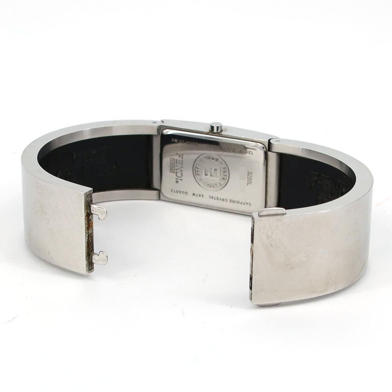 ノーメンテナンス還元価格】フェンディ バングルウォッチ 3250L SS