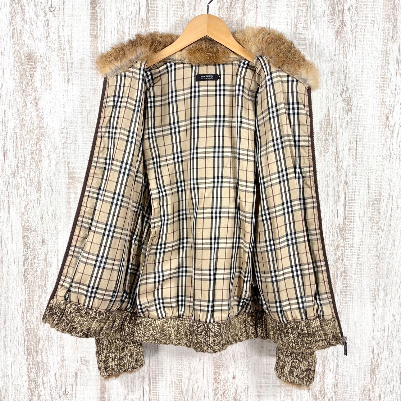 BURBERRY BLACK LABEL バーバリーブラックレーベル ホースロゴ刺繡