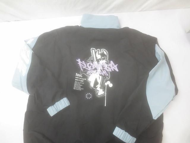 アーティスト Eve 花嵐 2023 ジップアップジャケット ブラック ブルー