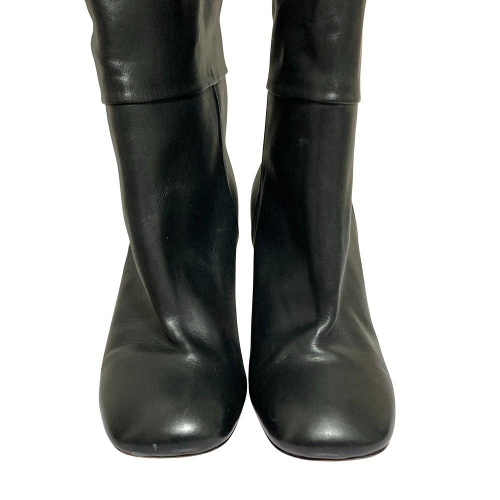 美品 PELLICO ペリーコ レザー スクエアトゥ ロングブーツ サイズ36