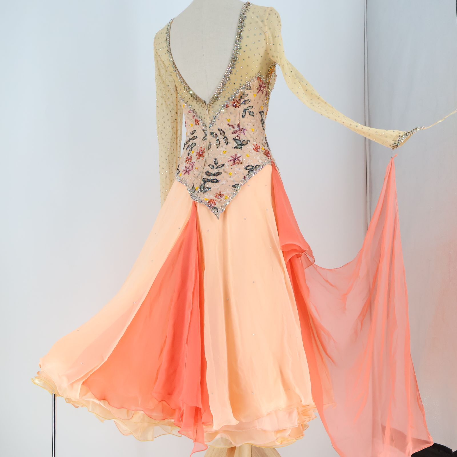 日本製 社交ダンス衣装】ピンク Chacott チャコット ワンピース ドレス