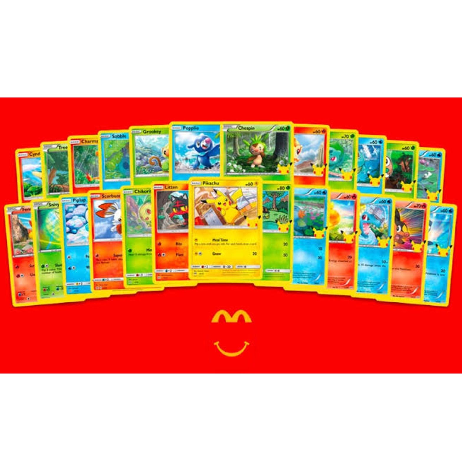 25周年 海外限定 ポケモンカード マック マクドナルド ハッピーセット