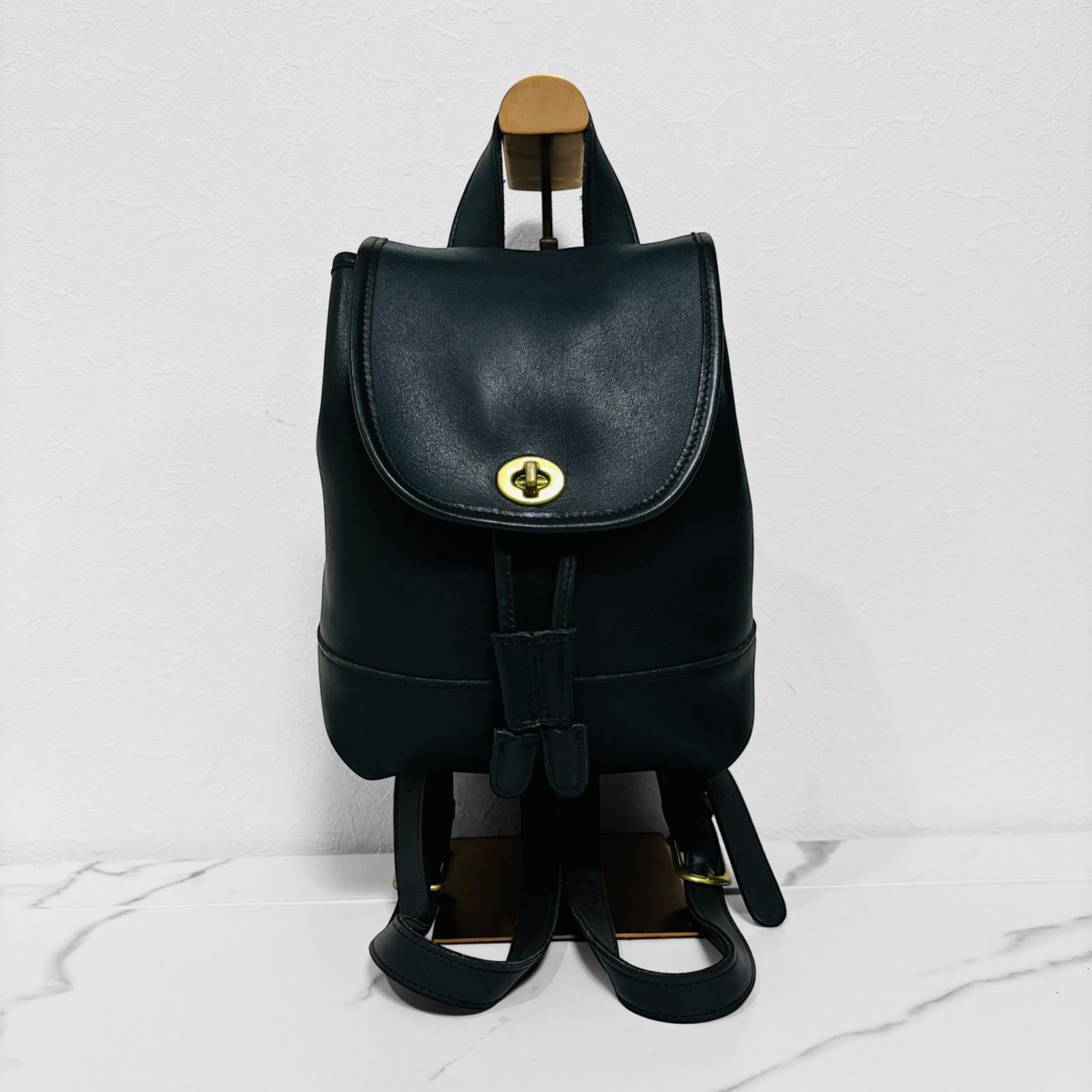 廃盤 希少 COACH コーチ オールドコーチ グラブタンレザー 巾着