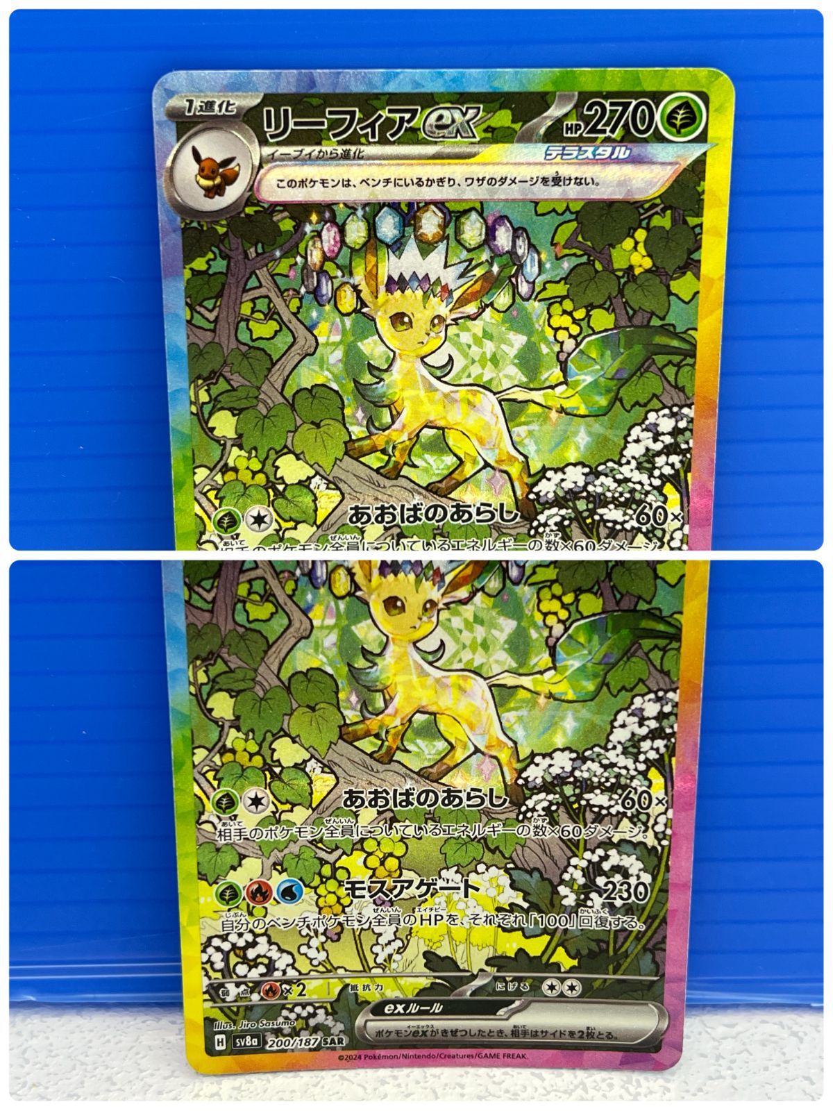 リーフィア ex sar psa10 テラスタルフェス PSA10 リーフィアex SAR