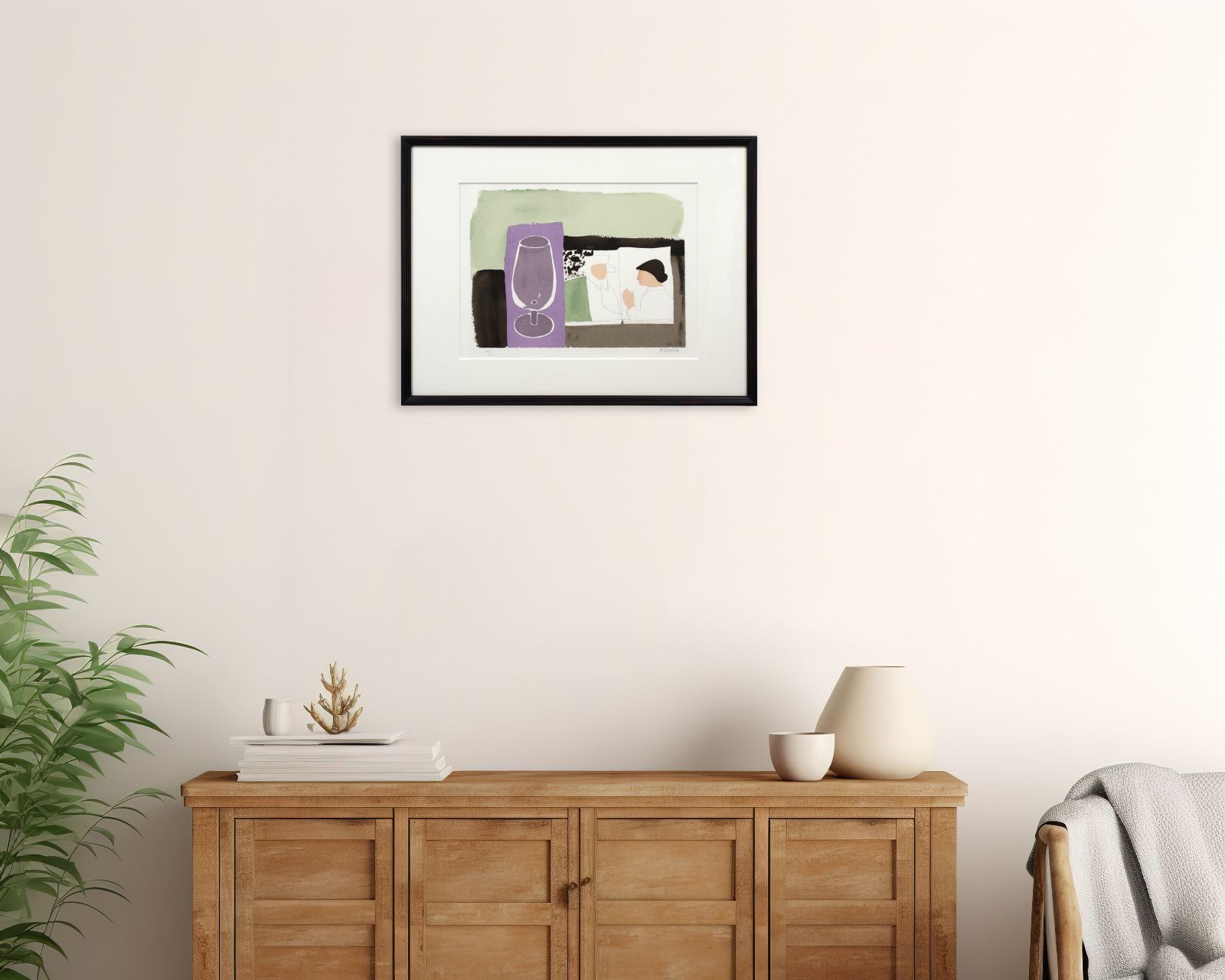 大沢昌助 リトグラフ 版画『グラスと本』【真作保証】 絵画 - メルカリ