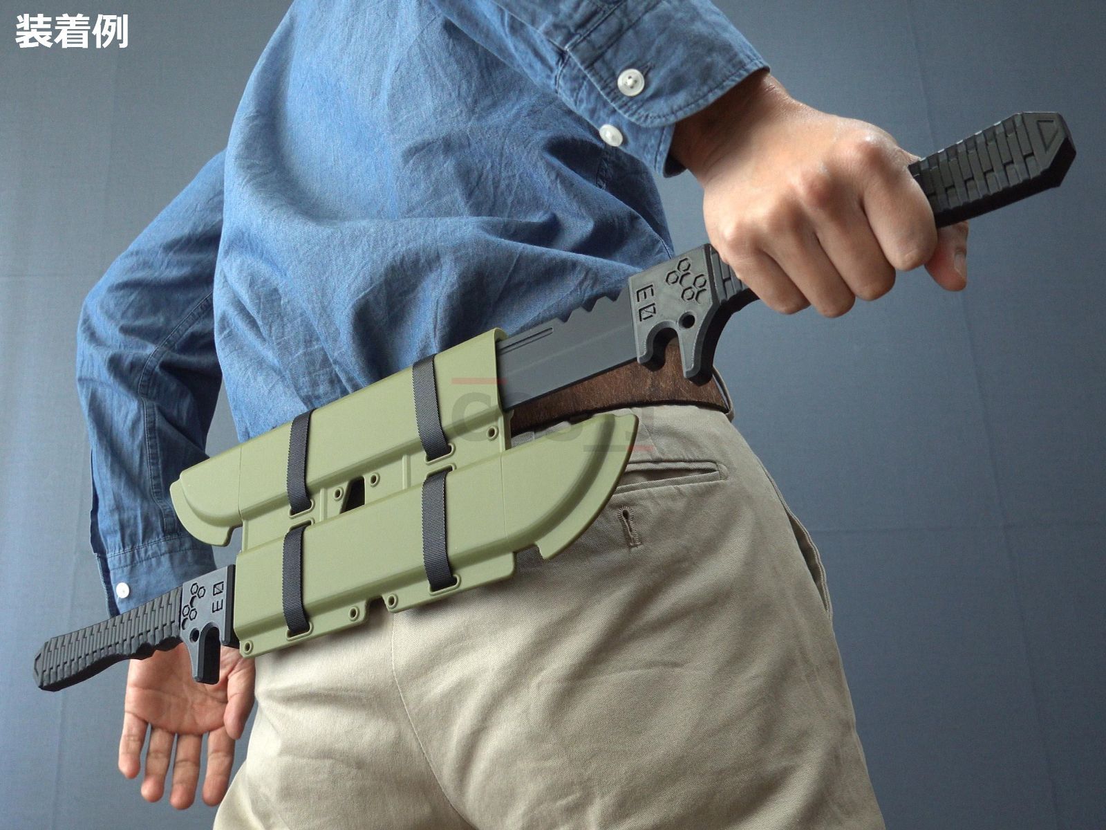 怪獣8号/保科宗四郎風コスプレ用小道具/武器/刀【刀2本+鞘セット