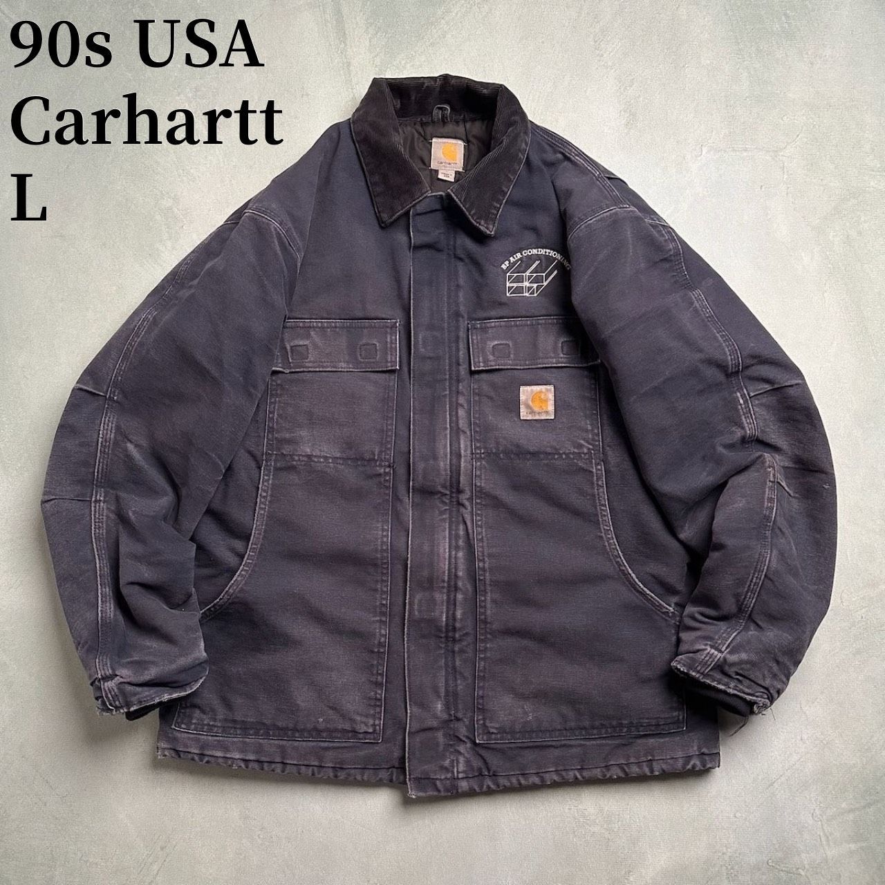 90s USA Carhartt カーハート トラディショナルコート ダック地 ワーク