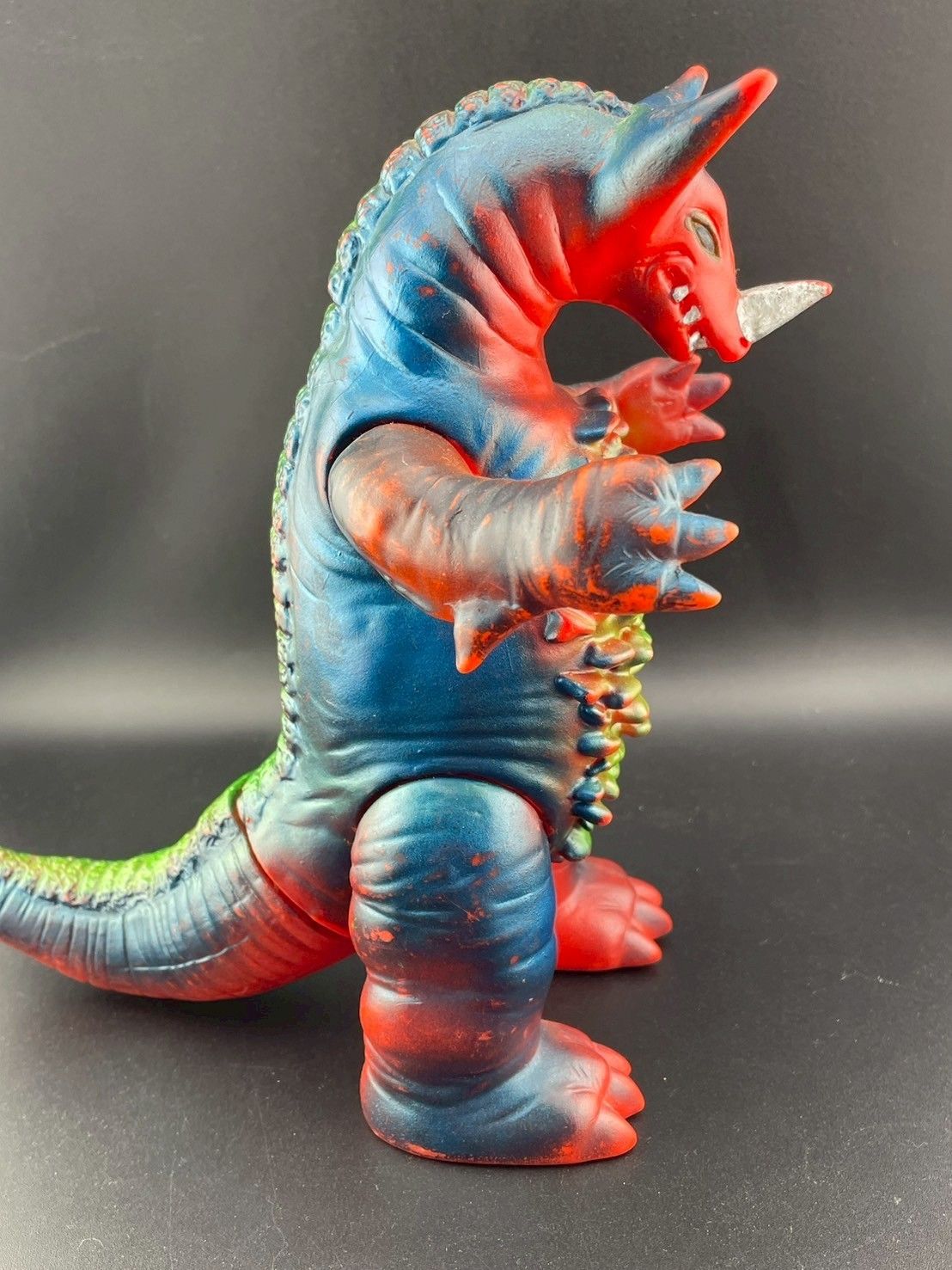 中古品】 ゴモラ 当時品 ブルマァク ソフビ 円谷プロ フィギュア レア