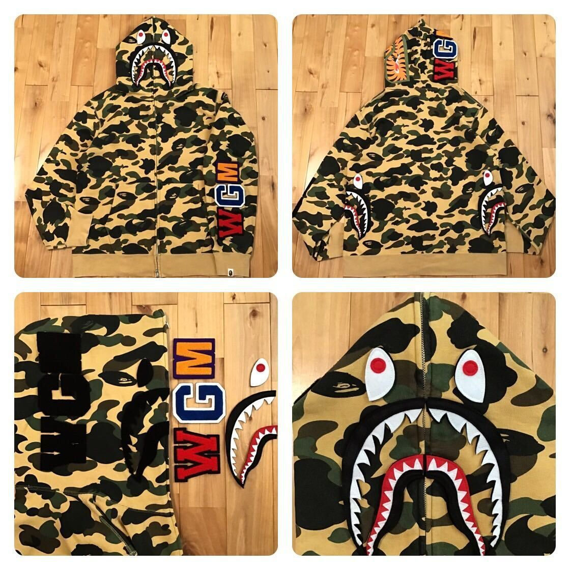 ☆2XL☆ DETACHABLE シャーク パーカー shark full zip hoodie a
