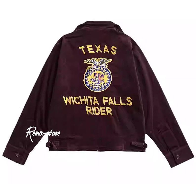 ☆オールドファン アメリカン 復刻 FFA 刺繍コーデュロイ バーン