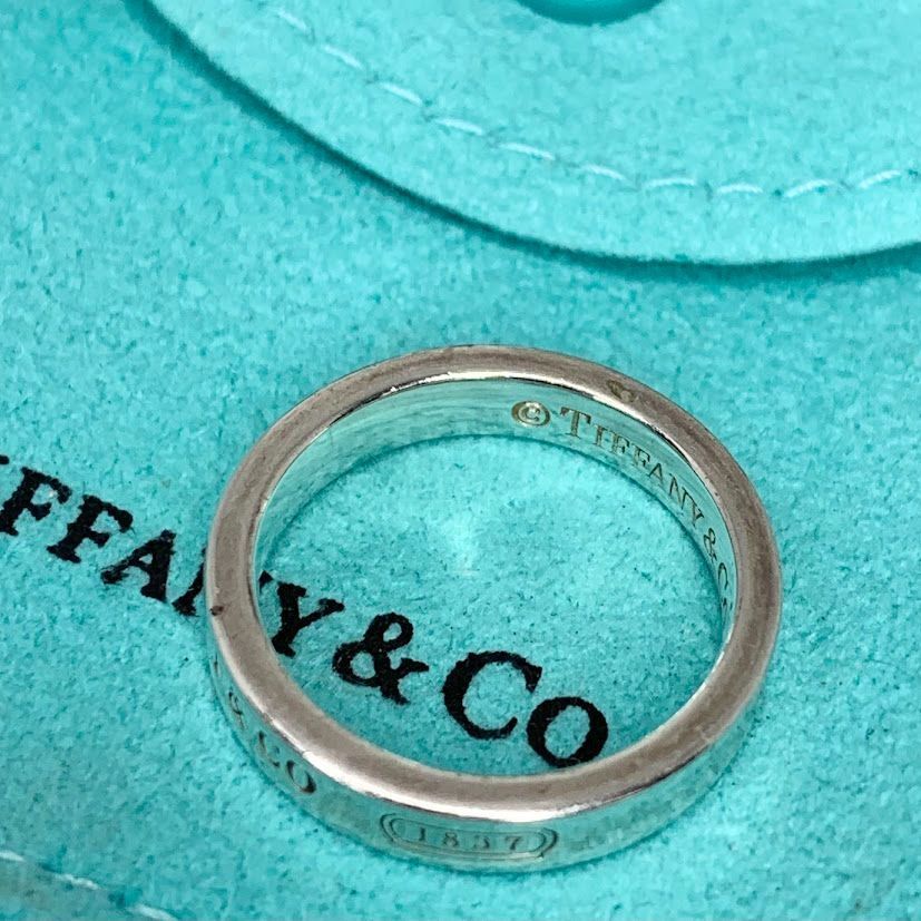 TIFFANY & Co. ティファニー 1837 ナローリング 指輪 シルバー 925