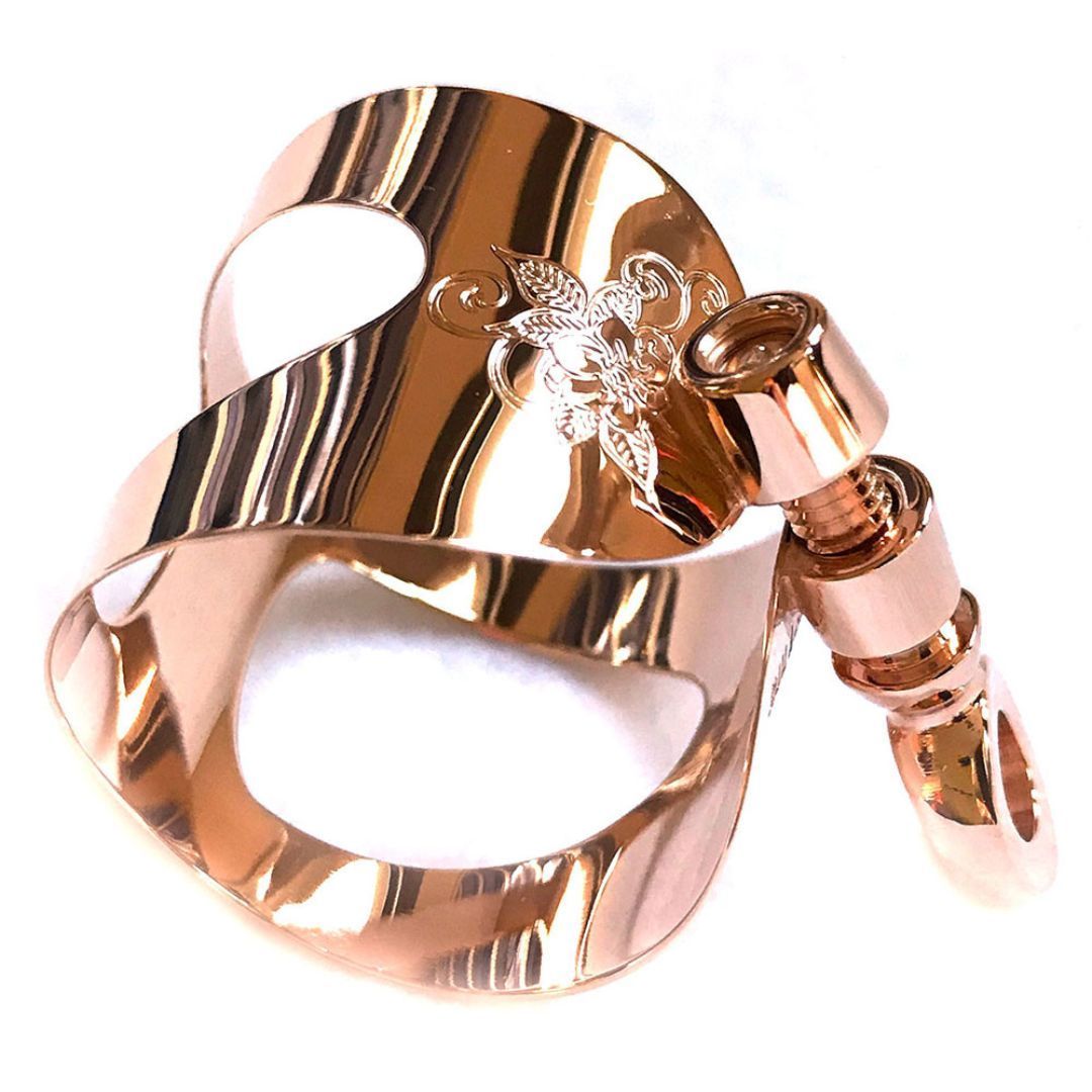 B♭クラリネット用リガチャー ブルズアイ ルージュHOT ピンクゴールド