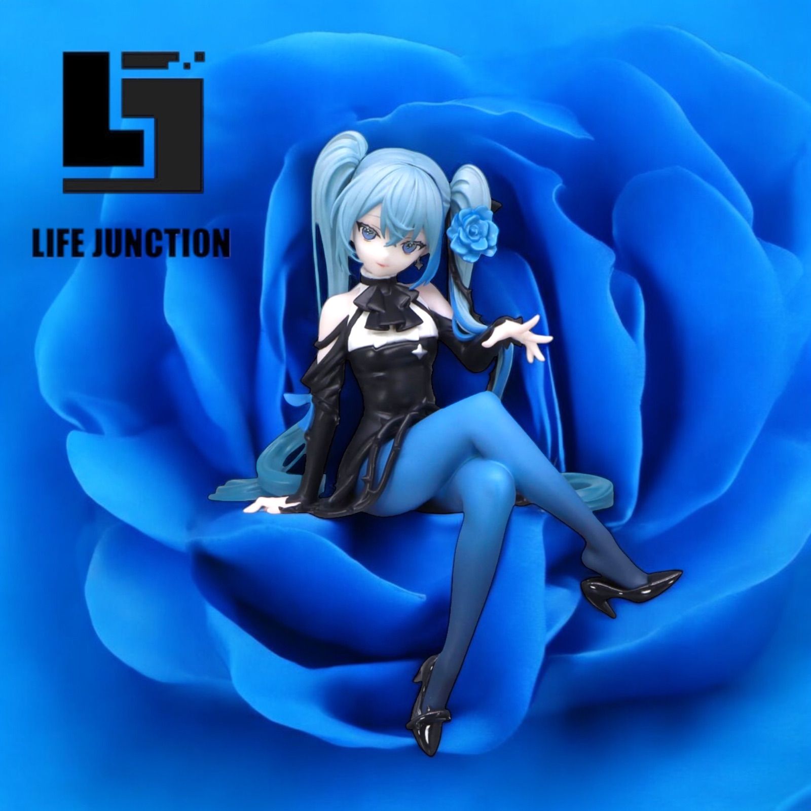 初音ミク ぬーどるストッパー フィギュア Flower Fairy 青薔薇 - メルカリ